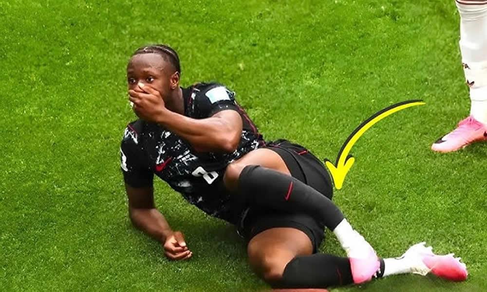 Ibrahim Kone aandika ujumbe mzito baada ya kuvunjika mguu uwanjani.